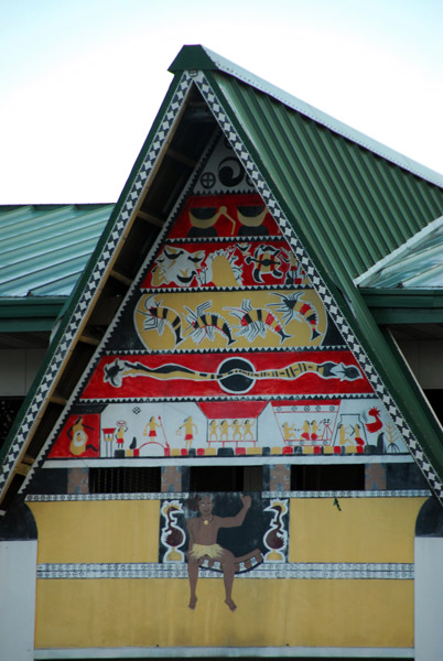 Another painted building in Koror