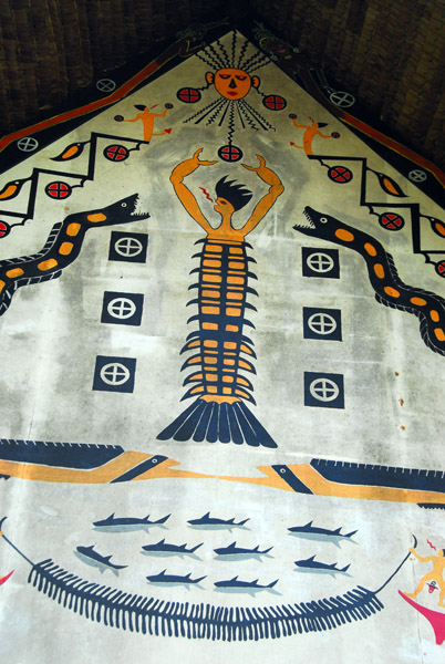 Traditionally painted storyboard, Palau