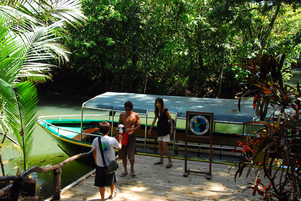 Dock of the Jungle River Boat Cruises, Babeldaob