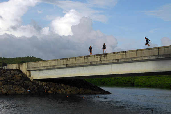 The road bridge leading to Ngarchelong