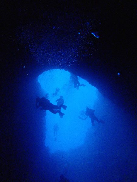 Blue Hole, the most popular dive in Palau