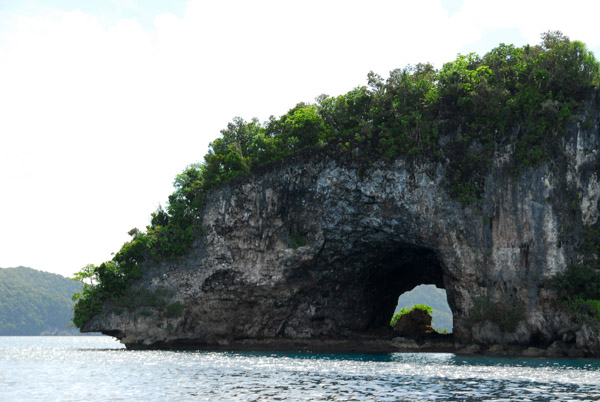 Natural arch, Rock Islands, Palau