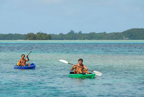 Kayakers, Palau