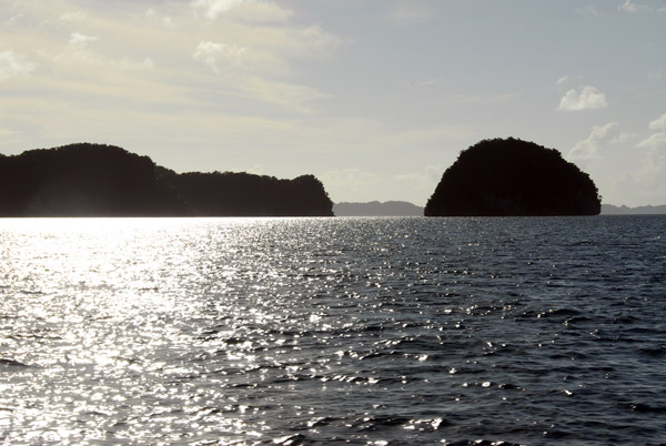 Late afternoon in the Rock Islands, Palau