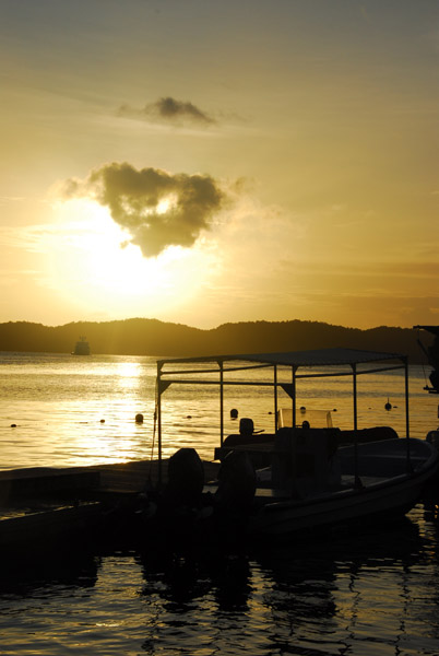 Sunset from Sams Tours, Palau