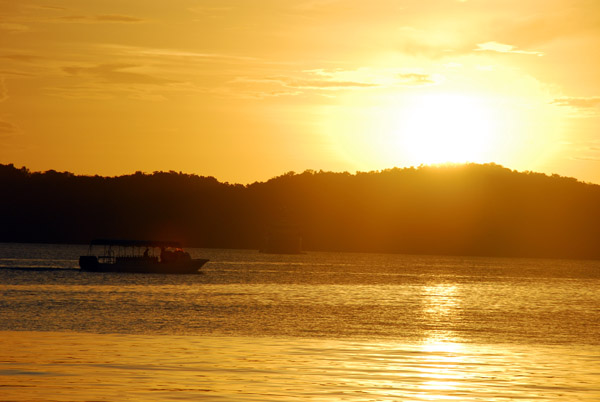 Sunset from Sams Tours, Malakal Island, Palau