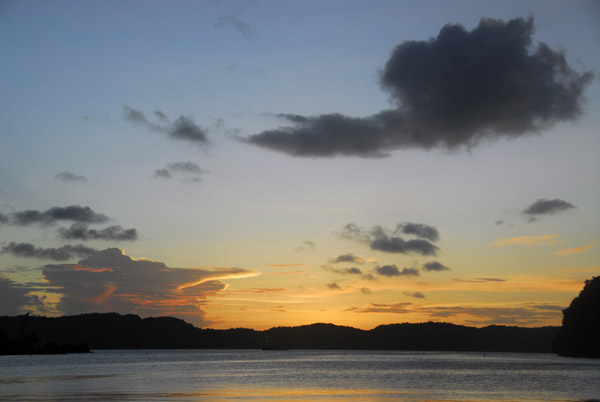 Sunset from Sams Tours, Malakal Island, Palau