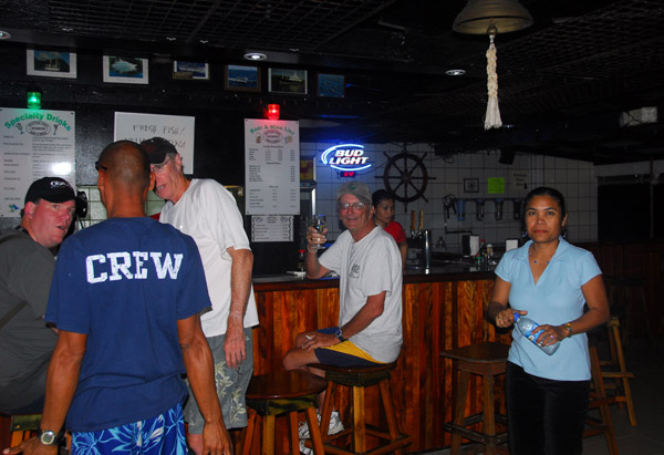 Sundowner at Sams Bottom Time Bar & Grill, Malakal Island