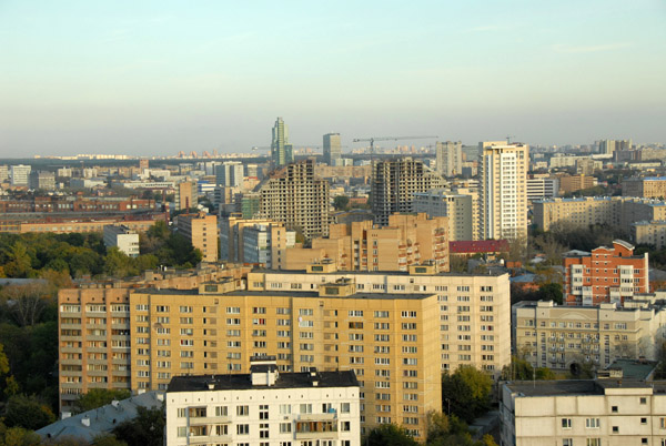 View from the Holiday Inn Moscow Sokolniki