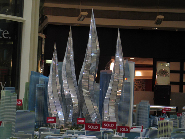 Model of The Lagoons, Dubai