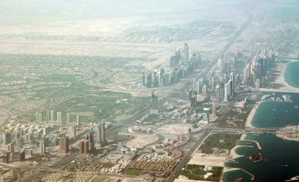 Dubai Marina aerial - May 2008