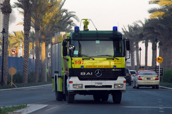 Dubai Civil Defence responds