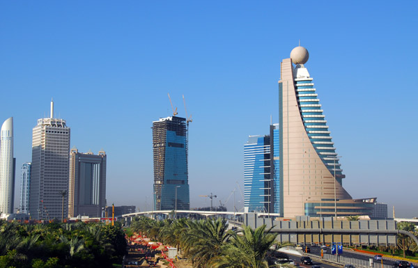 Etisalat Tower and Trade Centre area