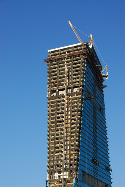 Sama Tower, under construction