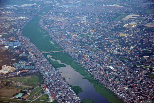 The Floodway with Javier Bridge, SE Manila, Philippines