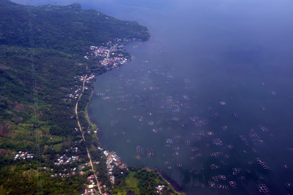 Northwest shore of Lake Taal, Luzon, Philippines