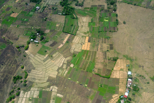 Farmland in the middle of suburbia, Cavite, Philippines (N14.424/E120.981)