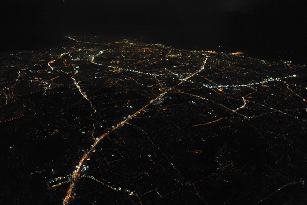 Manila, Philippines, at night