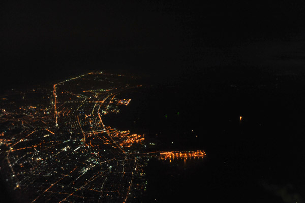 Manila, Philippines, at night