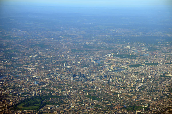 Central London from the NE