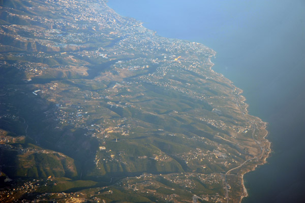 Coast of Lebanon from Madfoun south to Byblos