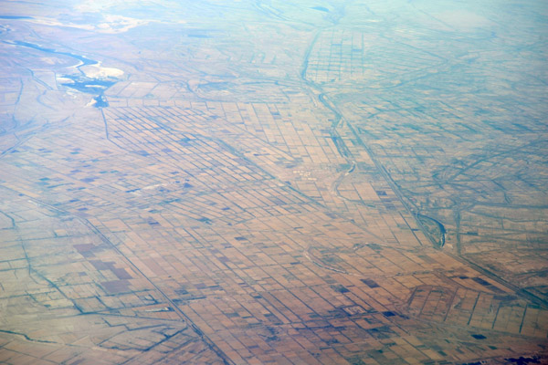 Irrigated farmland, Diyala Province, Iraq