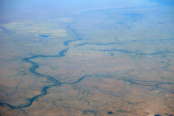 Amarah, Iraq, the northern end of the marshlands between the Tigris and Euphrates