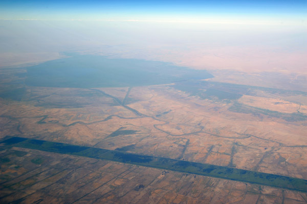 Saddam's Prosperity River - canal used to drain the marshes of southern Iraq