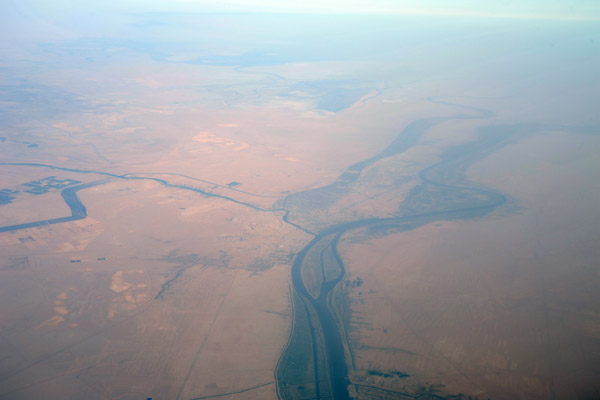 Iran-Iraq border at Khorramshahr, Iran