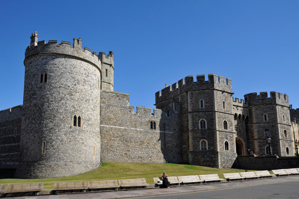 Southwest corner of Windsor Castle