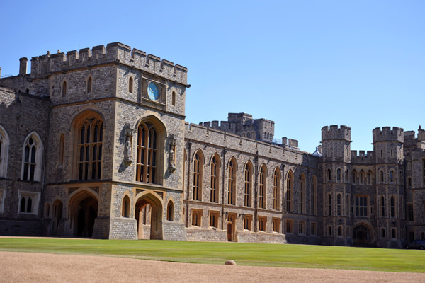 State appartments on the north side of the Upper Ward, Windsor Castle