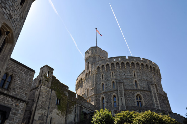 Round Tower from the north, Windsor Castle