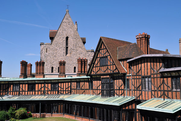 Horseshoe Cloister with Curfew Tower, Windsor Castle