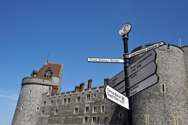 West wall of Windsor Castle