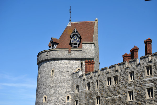 Curfew Tower, Windsor Castle northwest corner
