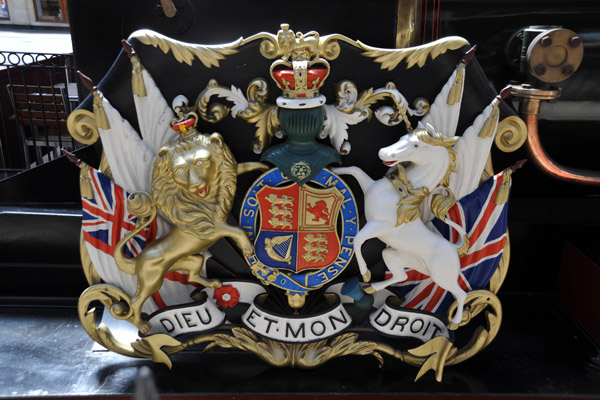 Royal seal on The Queen locomotive