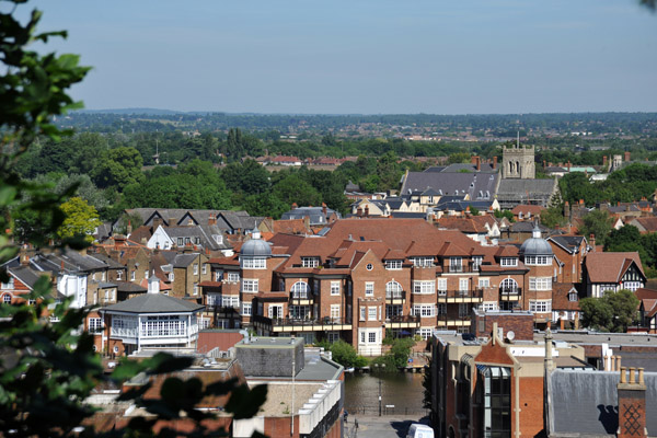 Eton seen from the North Terrace, Windsor Castle