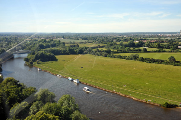 Eton Meadow and the Thames from the Windsor Wheel