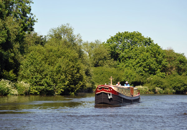 River boat on the Thames by Windsor