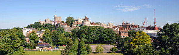 Panorama of Windsor Castle from the Windsor Wheel