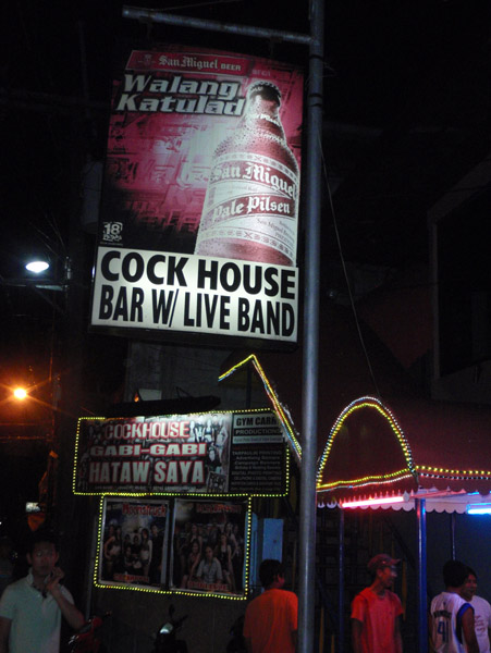 Laoag nightlife - Cock House