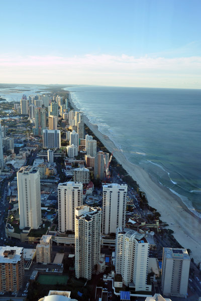 The view north from Q1, Surfers Paradise