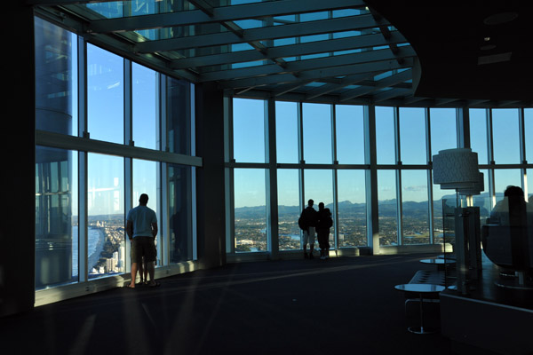Observation gallery on the 72nd floor of Q1 Tower