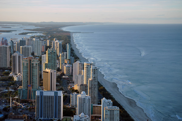 View north of Q1 Tower, Gold Coast