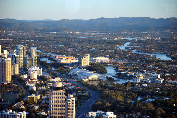 Gold Coast Convention Centre, Jupiters Casino, and Pacific Fair Shopping Centre, Gold Coast