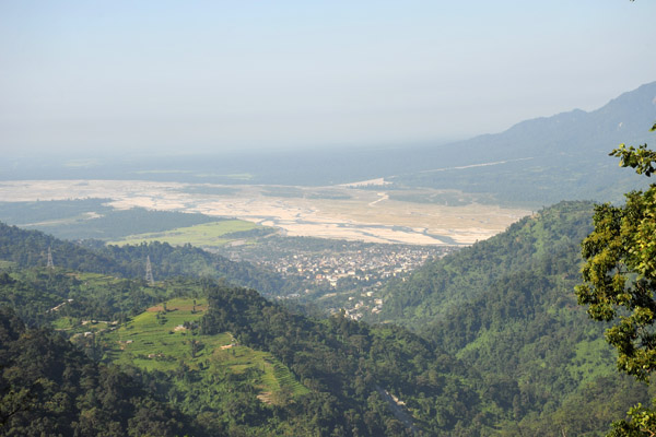 Climbing higher and higher above the Bengali plains