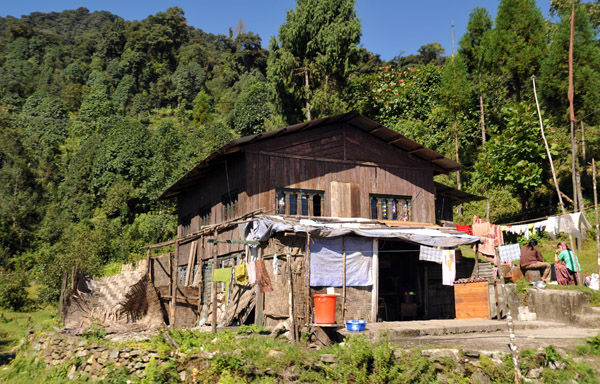 Rural house near Gedu, Bhutan