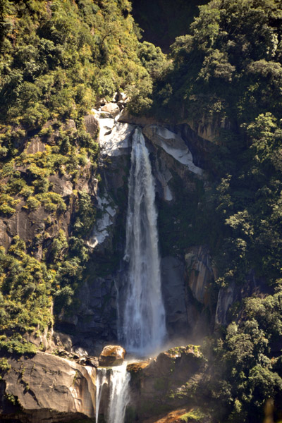 Large waterfall near Chhukha, Bhutan