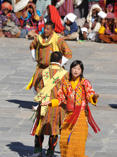 Bhutanese dancers