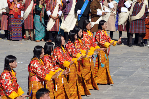 Folk dances accompany the schedule of religious dances